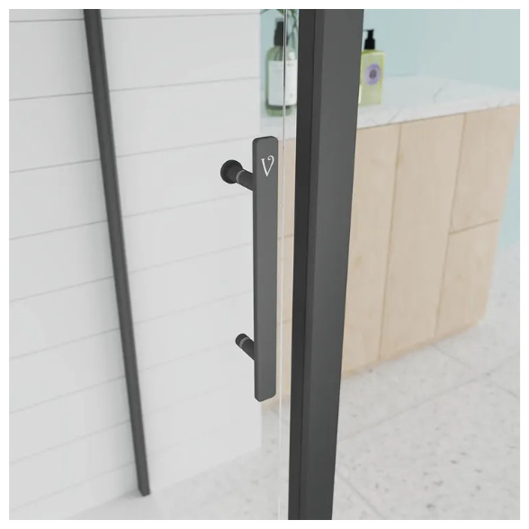 Угол душевой Veconi Evo 100 B Арт. E1-B-170-12-C9 + E-SP-B-80-12-C9 170х80х195см серый