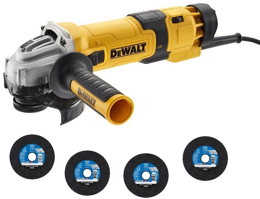 Шлифмашина угловая DeWALT DWE4257PF4 купить,NaN