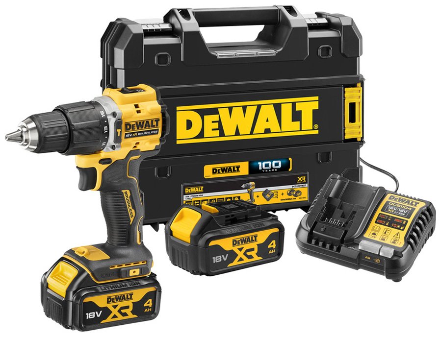 DeWALT дрель-шуруповерт DCD100YM2T-QW купить,NaN