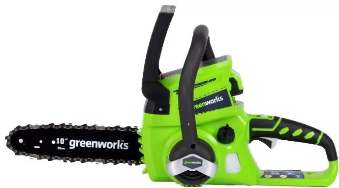 Электрическая цепная пила Greenworks G24CS25 купить,NaN