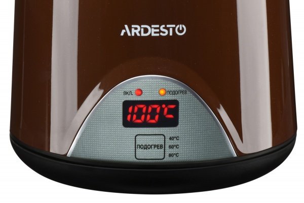 Электрочайник Ardesto EKL-1617BN коричневый купить,0