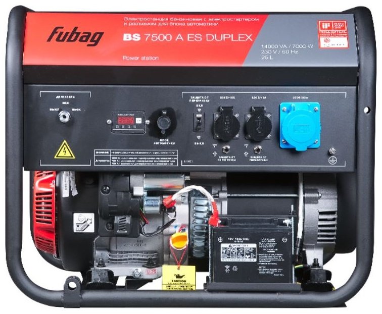 Электростанция бензиновая Fubag 7.5 кВт 1 (220 В), BS 7500 купить,NaN