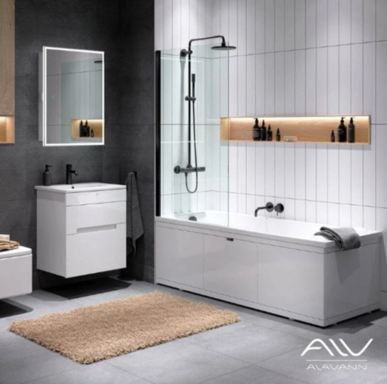 Экран под ванну Alavann Rita Plus 1.6 167х58.5см белый
