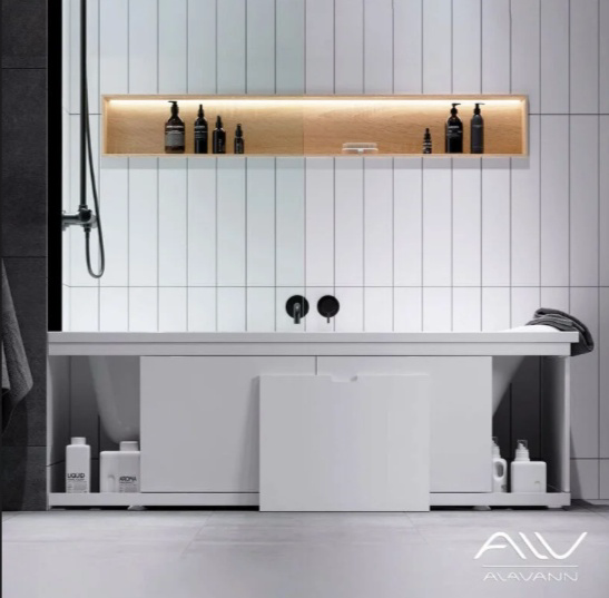 Экран под ванну Alavann Rita Plus 1.6 167х58.5см белый