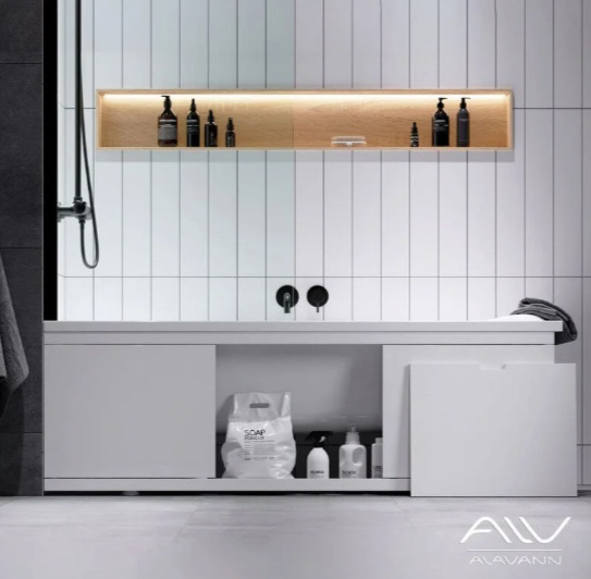 Экран под ванну Alavann Rita Plus 1.6 167х58.5см белый