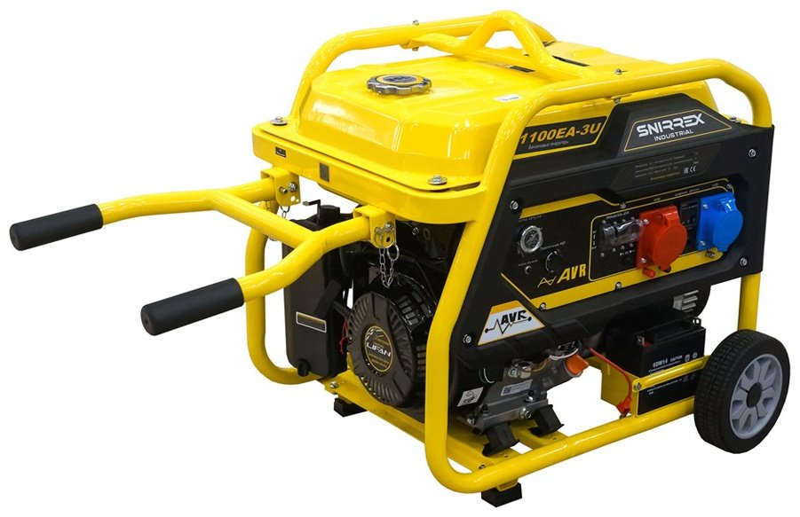 Электростанция бензиновая SNIRREX 9 кВт 3 (380/220 В), 11100EA-3U купить,NaN