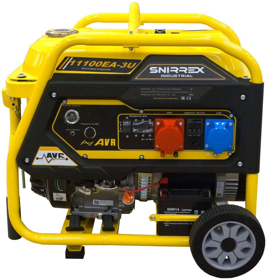 Электростанция бензиновая SNIRREX 9 кВт 3 (380/220 В), 11100EA-3U купить,NaN