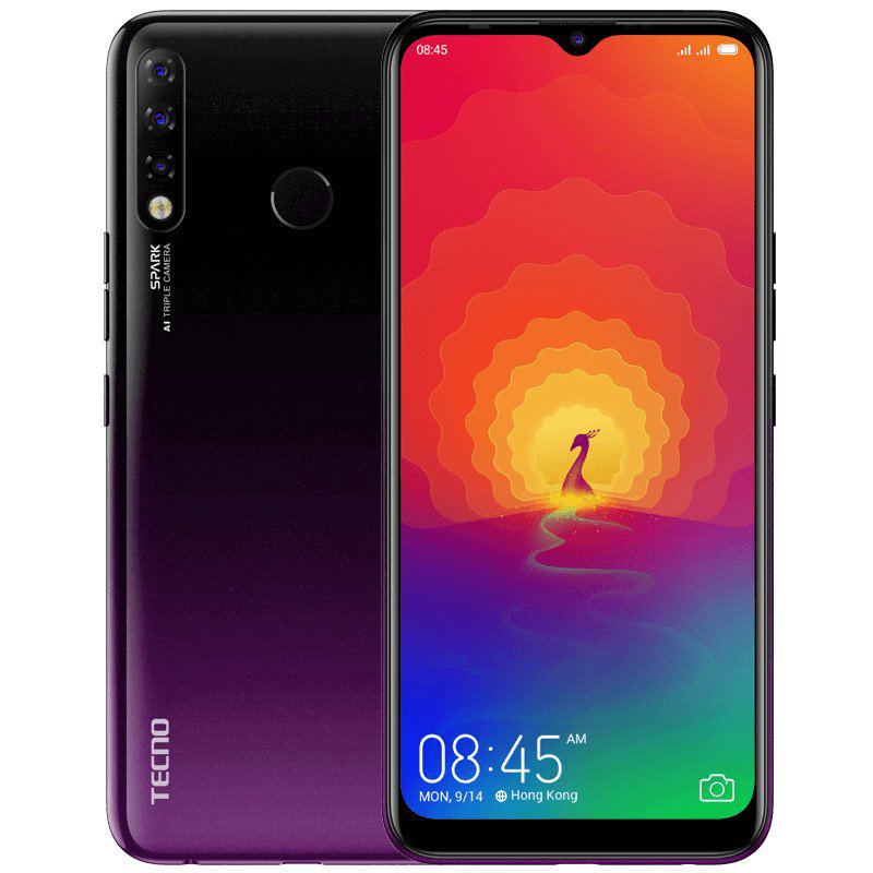 Смартфон Tecno Spark 4 32Gb Royal Purple  купить,NaN