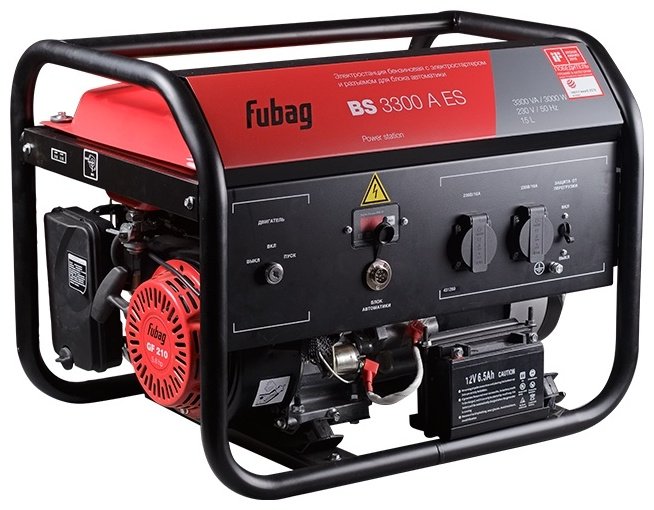 Электростанция бензиновая Fubag 3 кВт 1 (220 В), BS 3300 A ES купить,NaN