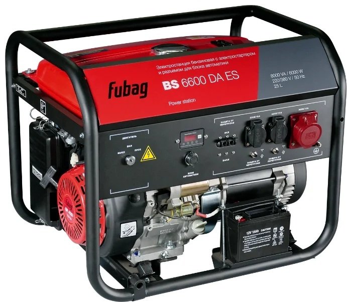 Электростанция бензиновая Fubag 5.6 кВт 3 (380/220 В), BS 6600 DA ES купить,NaN