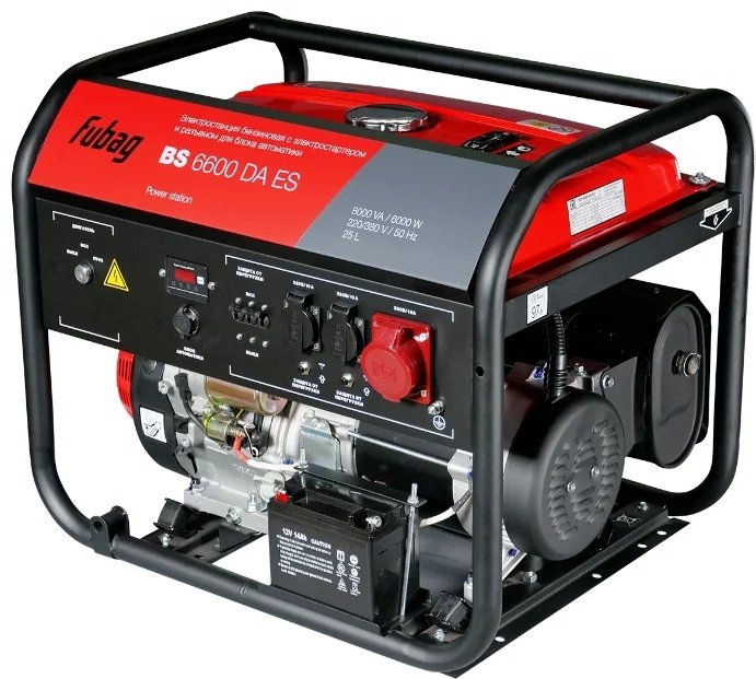 Электростанция бензиновая Fubag 5.6 кВт 3 (380/220 В), BS 6600 DA ES купить,NaN