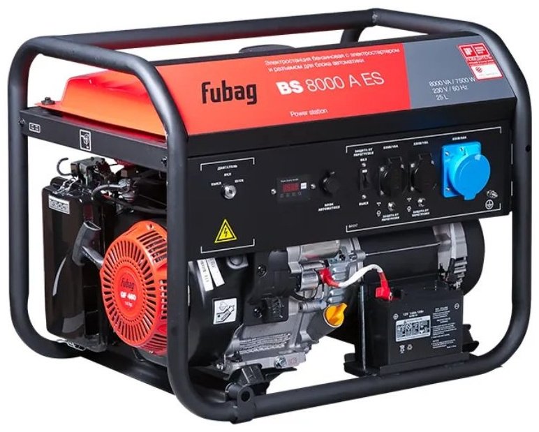 Электростанция бензиновая Fubag 7.5 кВт 1 (220 В), BS 8000 A ES купить,NaN
