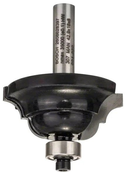 Bosch фреза кромочная 42.9 мм, 1 шт. арт 2608628397 купить,NaN
