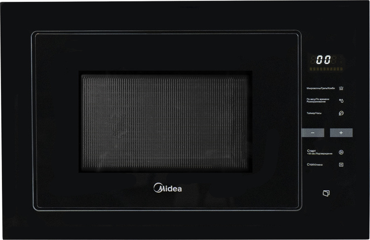Микроволновая печь Midea MI10250GB черная купить,NaN