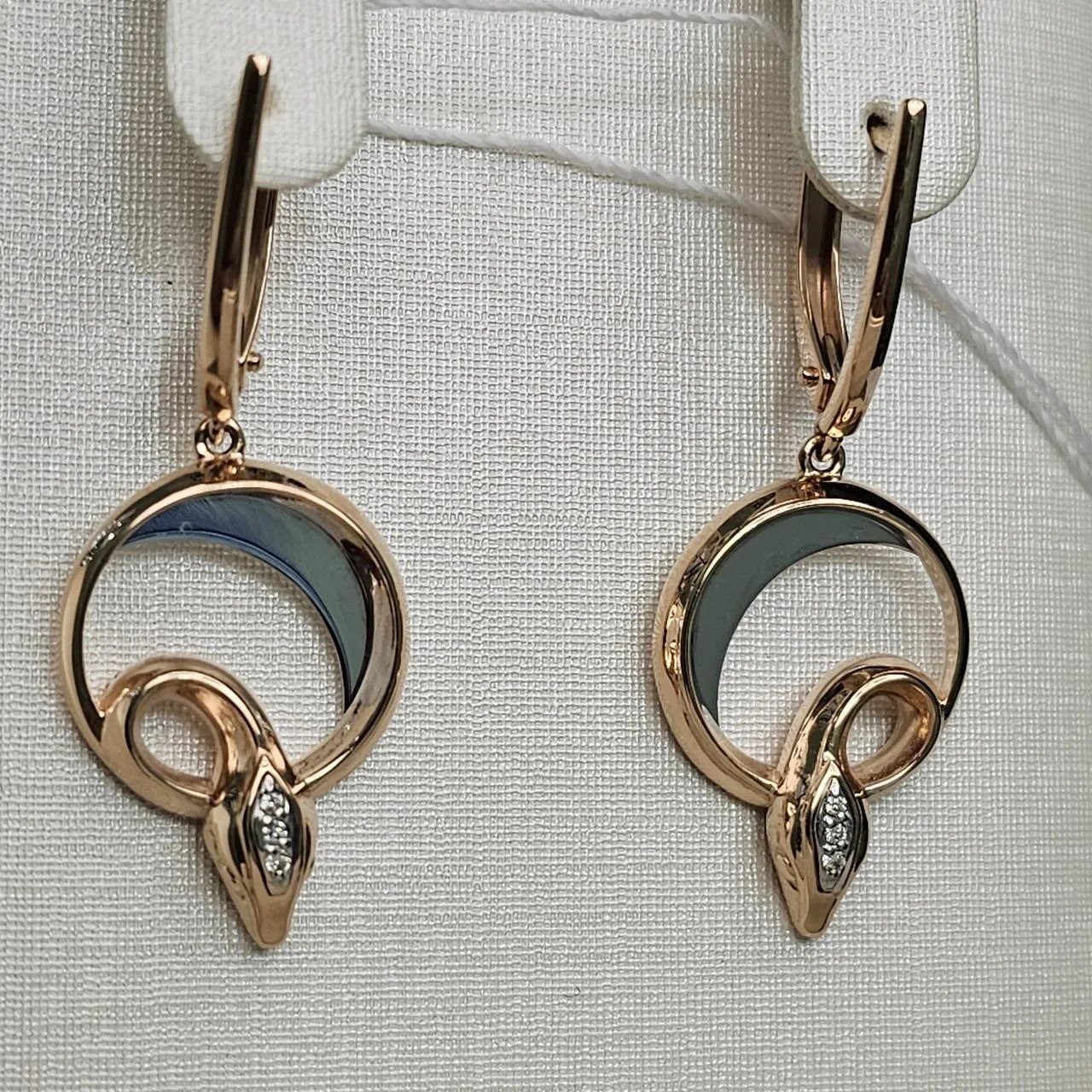 Серьги Deimantas 110208196 5,26гр 0,02ct. купить,NaN