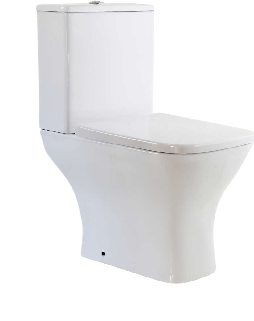 Унитаз напольный Elegante 61.2х37.5х78.8см белый