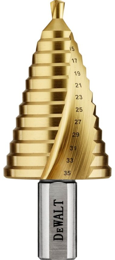 Сверло DeWALT ступенчатое DT90247-QZ 35 мм, 1 шт.