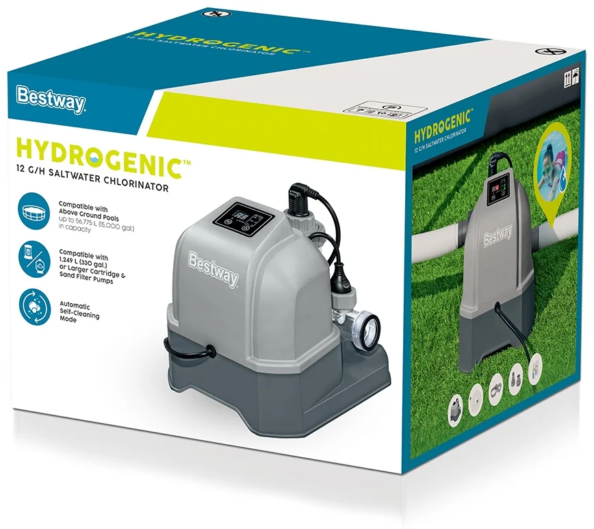 Хлоратор для бассейна Bestway Hydrogenic 58775 серый купить,NaN