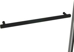 Дверь душевая Slim Soft VDS-1SS140CLB 1400 140х200см черный