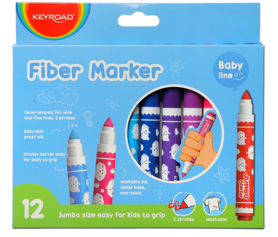 Фломастеры Keyroad 12 цветов KR972320 купить,NaN