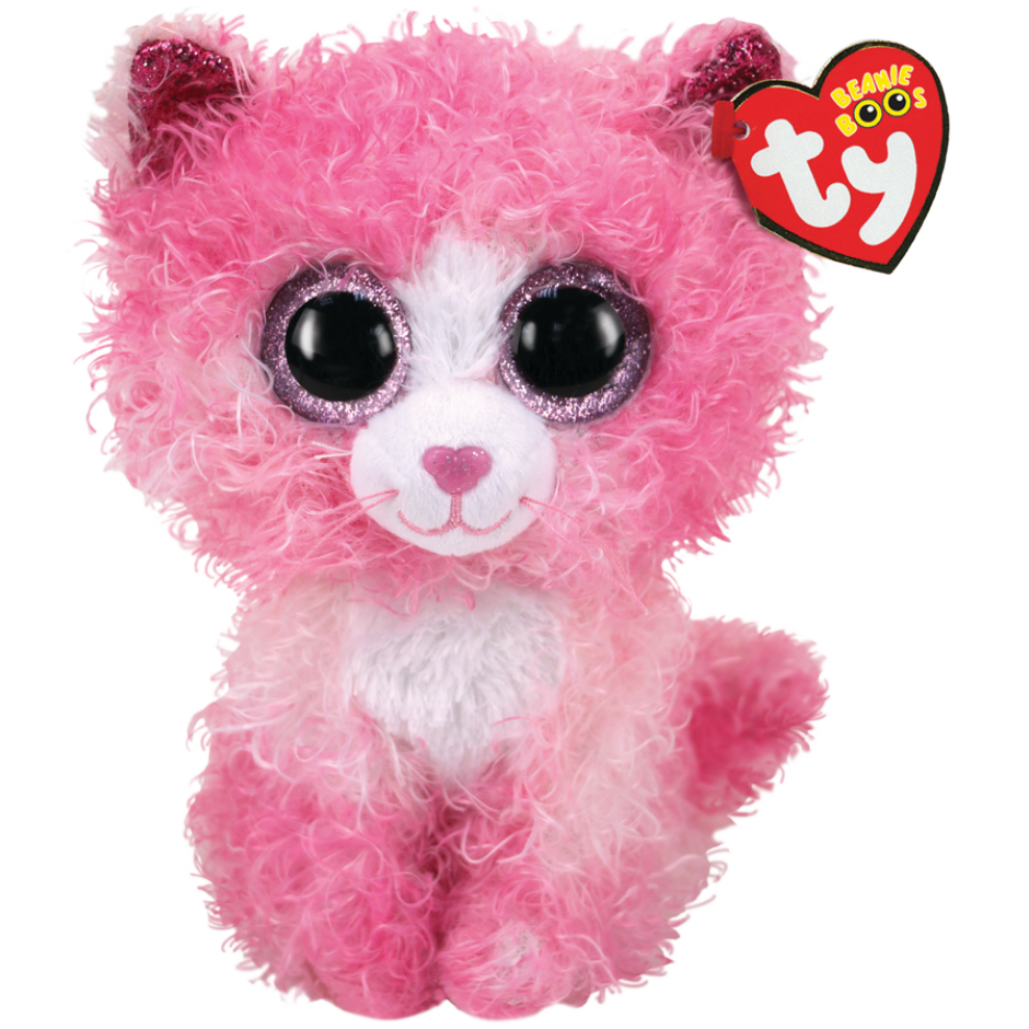 Мягкая игрушка TY Beanie Boo's  Кот Реган с кудрявой шерстью 15см купить,NaN