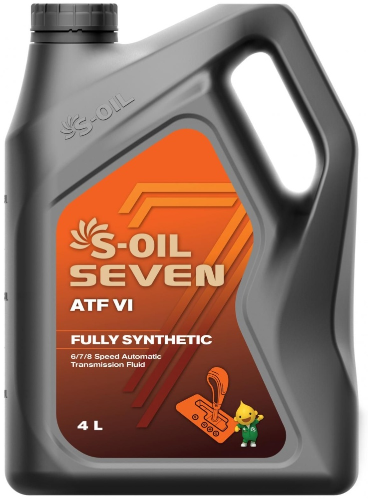 Гидравлическая жидкость S-Oil Seven ATF VI 4л купить,NaN