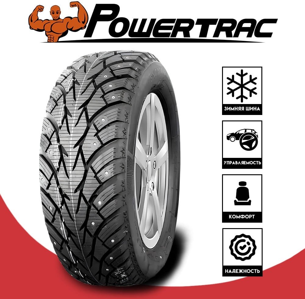 Powertrac SnowMarch Stud 215/60 R16 99T с шипами купить,NaN