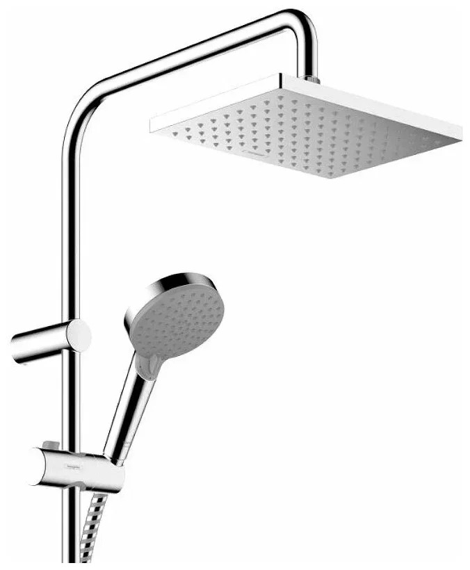 Душевая система с переключателем Hansgrohe Vernis Shape Showerpipe 26282000 купить,NaN