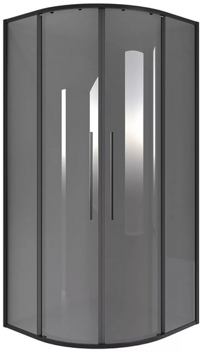 Душевое ограждение Niagara NG-2825-34BLACK 80х80х195см