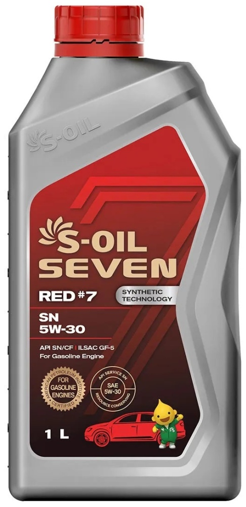 Моторное масло  S-Oil Red #7 5W-30 1 л купить,NaN