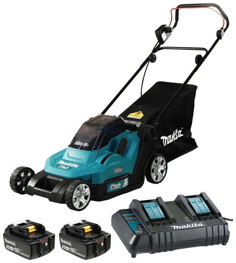 Газонокосилка колесная аккумуляторная Makita DLM432CT2 купить,NaN