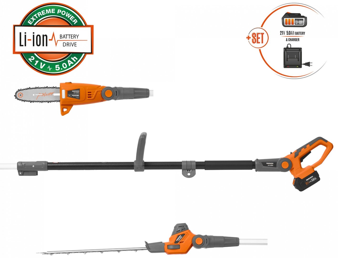 Высоторез Daewoo DAPH 2221Li SET купить,NaN