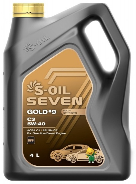 Моторное масло S-Oil 7 GOLD#9 5/40 C3 4л купить,NaN