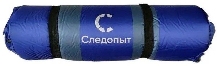 Коврик самонадувающийся Следопыт PF-KS-05 стандарт синий/серый купить,NaN
