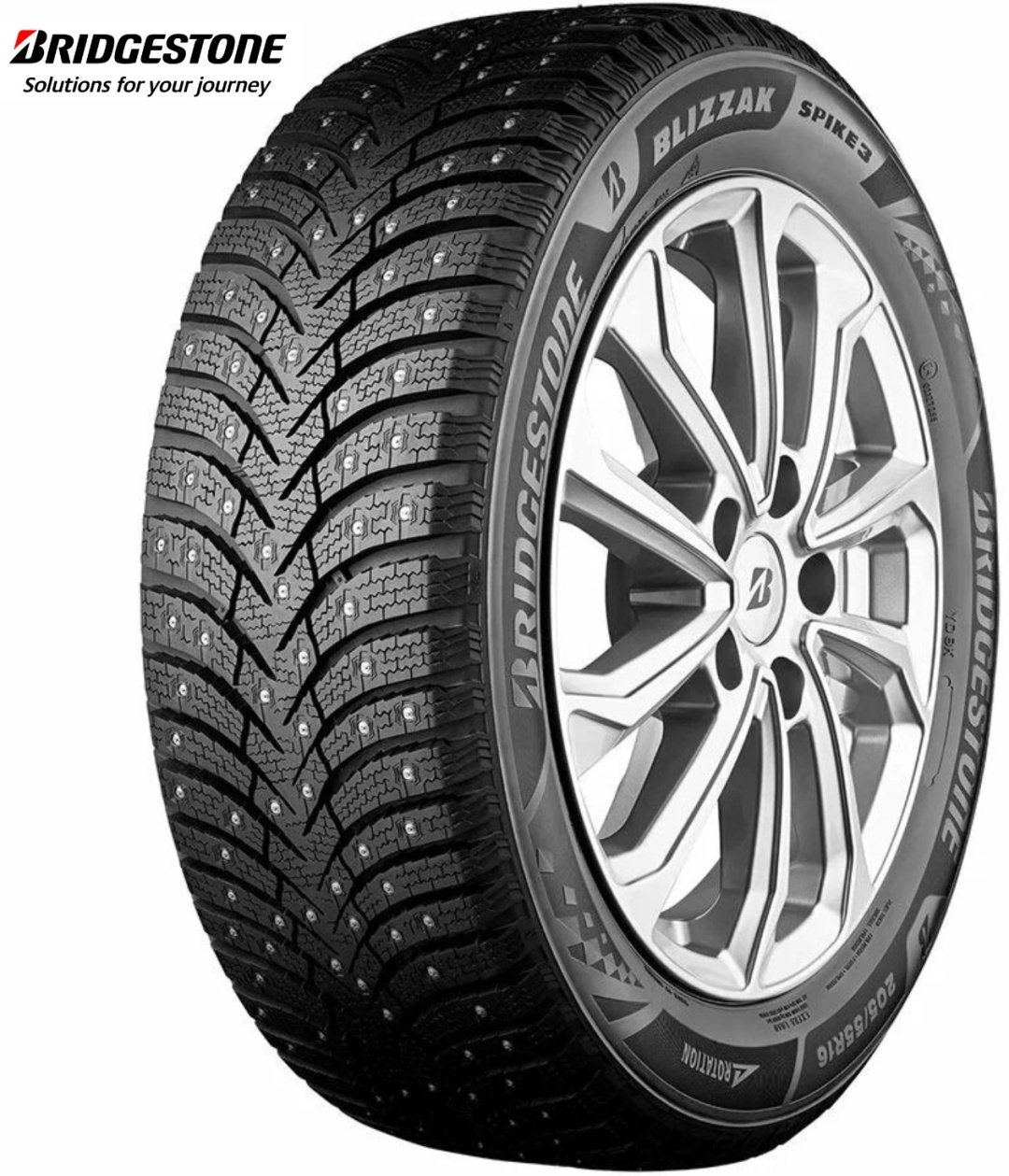 Bridgestone BLIZZAK SPIKE 3 225/60 R17 103 T с шипами купить,NaN