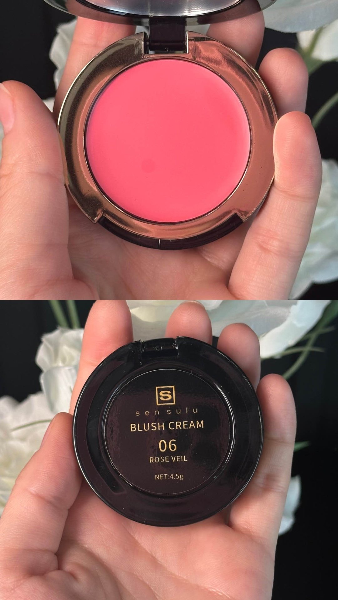 Sen Sulu blush cream румяна 06 rose veil