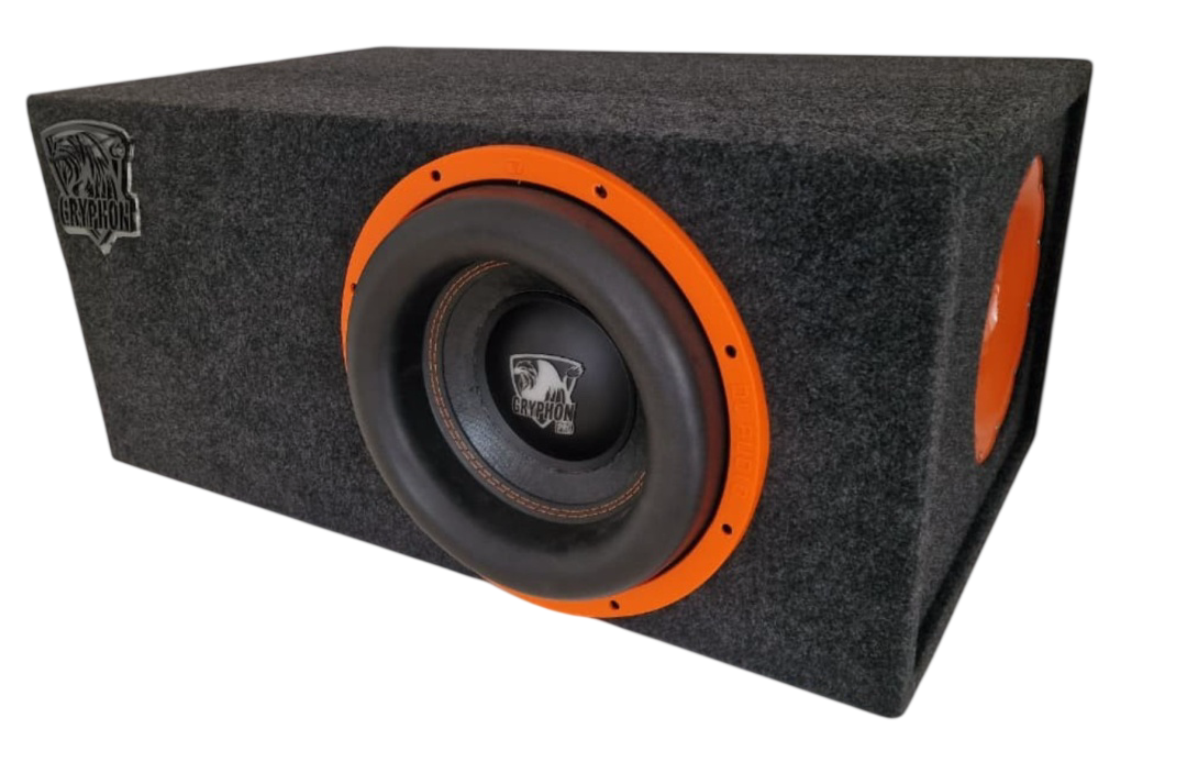 Сабвуфер DL Audio Gryphon PRO 12 V3 в корпусе с усилителем Barracuda 1.900