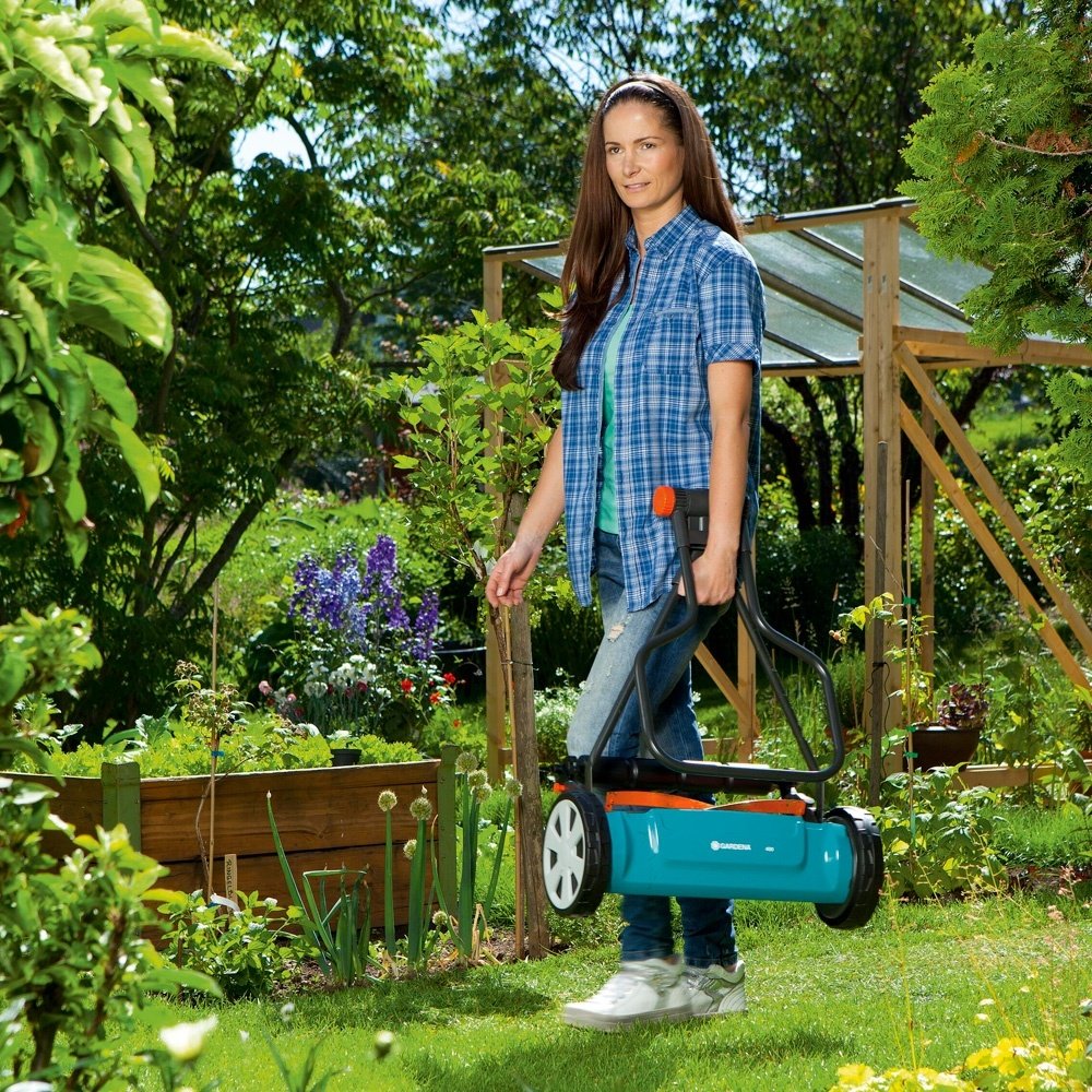 Газонокосилка механическая ручная GARDENA 400 Classic 04018-20 купить,NaN