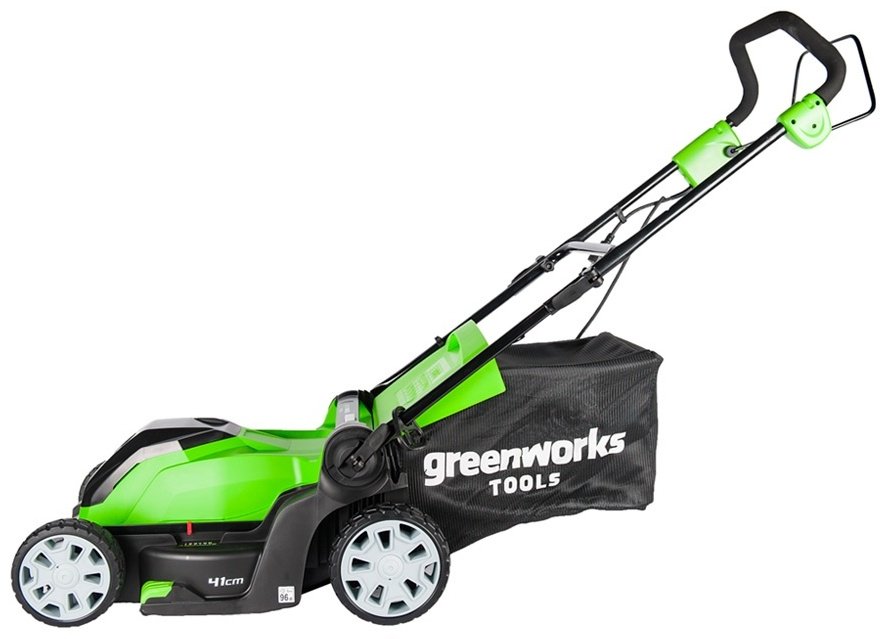 Газонокосилка колесная электрическая Greenworks GLM1241 2505207 купить,NaN
