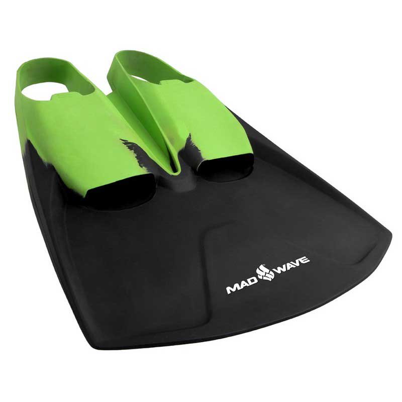 Моноласта Madwave Dolphin Monofin XL чёрно-зелёная