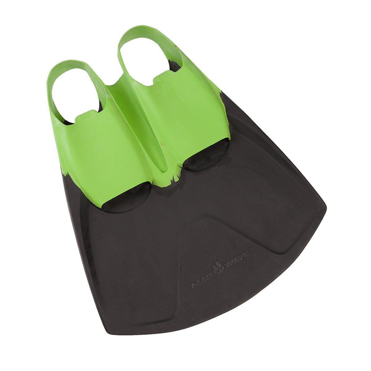 Моноласта Madwave Dolphin Monofin XL чёрно-зелёная