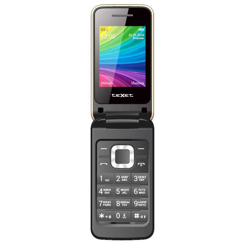 Мобильный телефон Texet TM-204 Champagne купить,NaN