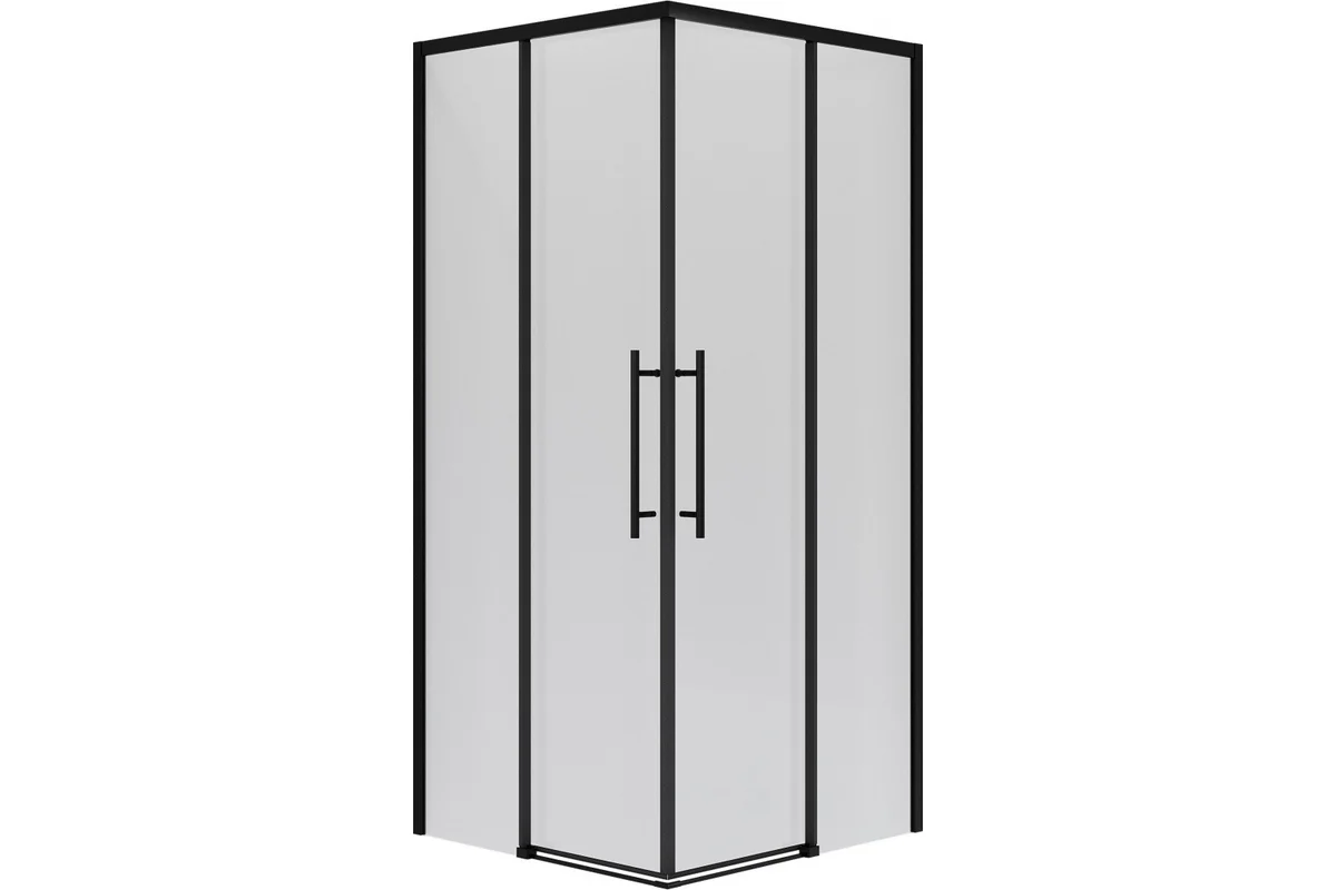 Душевое ограждение Niagara NG-6830-34BLACK 100х100х195см