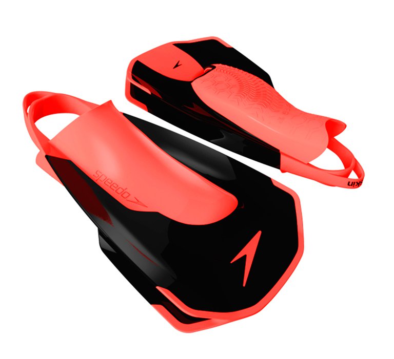 Ласты для плавания Speedo Fastskin 3-4 красно-чёрные купить,NaN