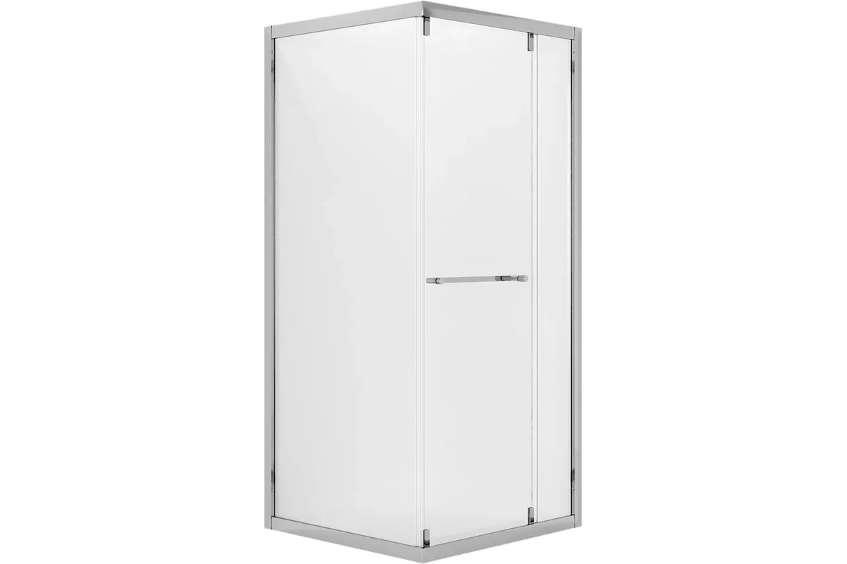 Душевое ограждение Niagara NG-6633-34 90х90х195см квадрат, раздвижная, хром, стекло прозрачное,1 место (без поддона)