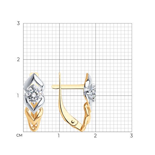 Серьги Sokolov 027233 1,95гр. купить,NaN