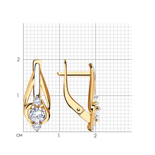 Серьги Sokolov 028951 2,25гр. купить,NaN