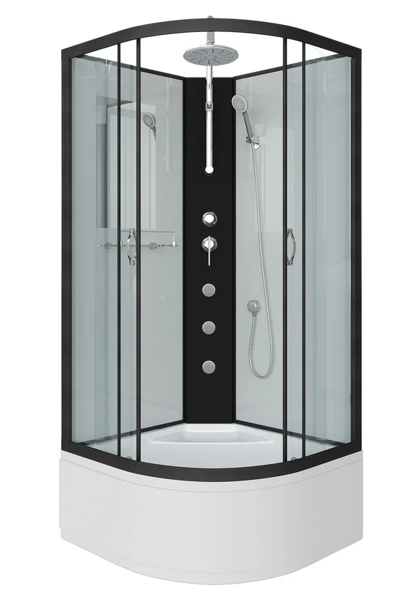 Душевая кабина Niagara NG-6709-14BKTG 100х100х210см