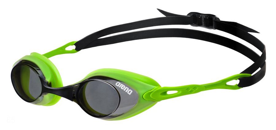 Очки для плавания Arena Cobra 65 черно-зеленые