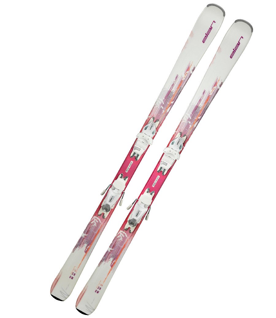 Лыжи Elan Snow LS el 7.5 158 бело-розовые купить,NaN